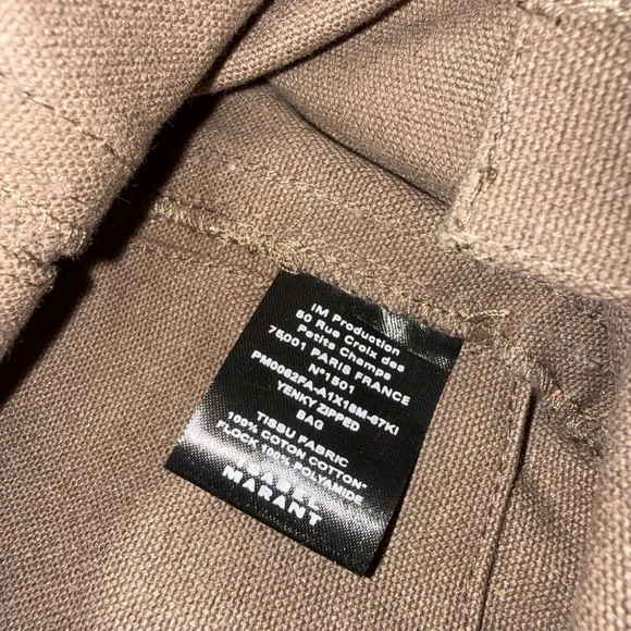 Isabel Marant Yenky Zipped Brown Tote - Picture 6 of 6